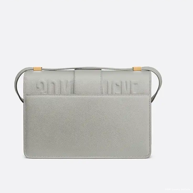Cheap Grey Dior 30 Montaigne Calfskin Bag Grained 0501 Luxury